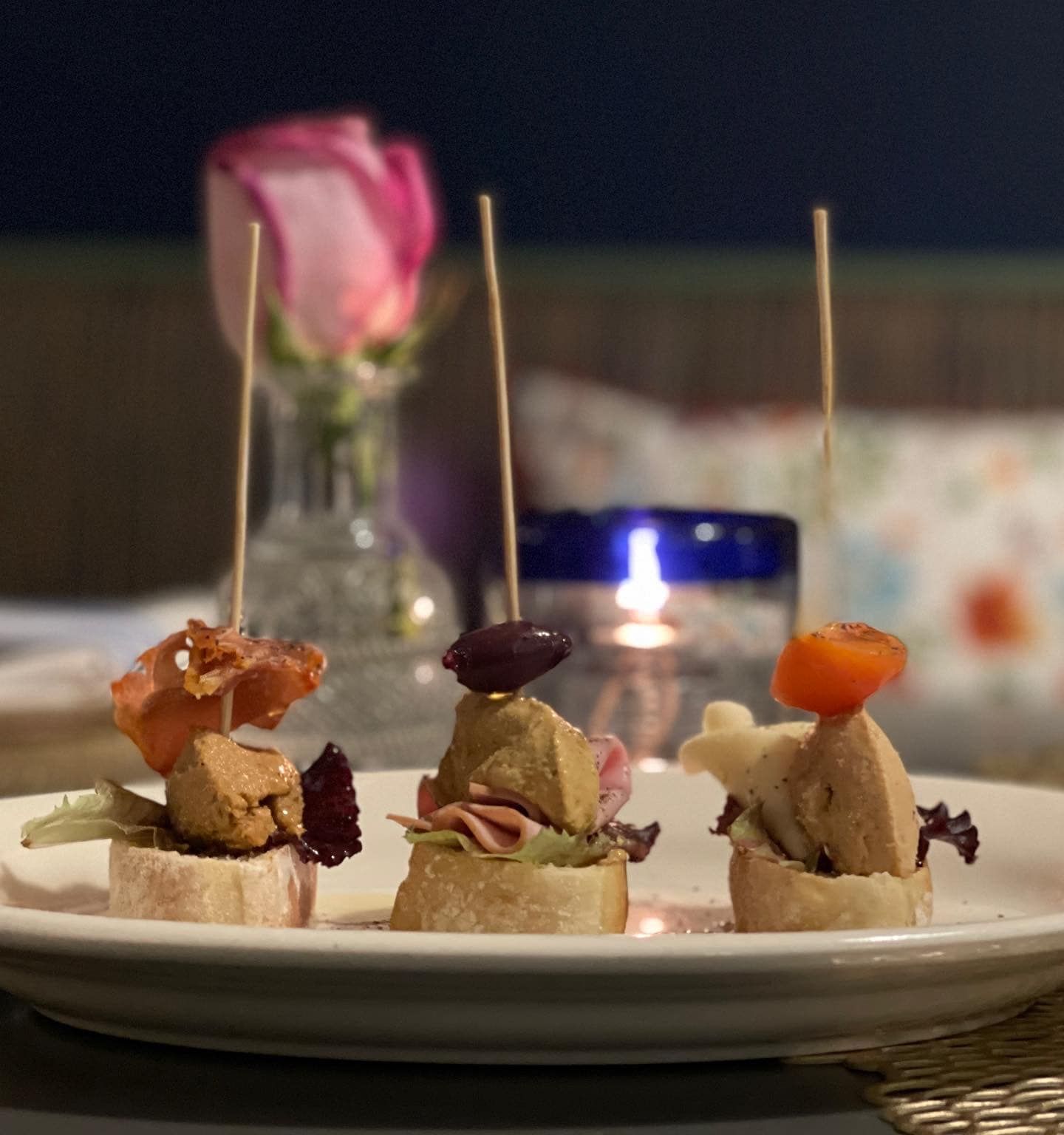 Pintxos by candlelight at El Basque
